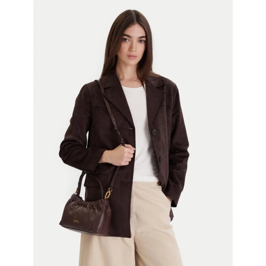 Zdjęcie produktu Torebka Tommy Hilfiger Soft Leather Mini Crossover AW0AW18306 Brązowy