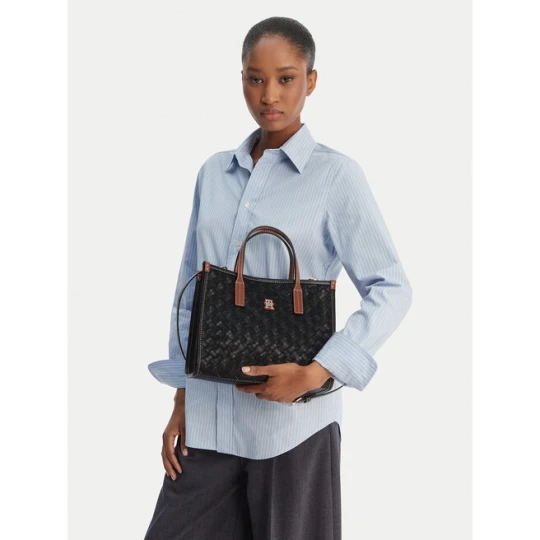 Zdjęcie produktu Torebka Tommy Hilfiger Th City Mini Tote AW0AW18393 Czarny