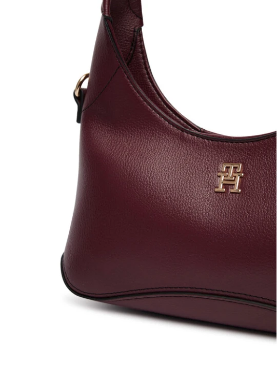 Zdjęcie produktu Torebka Tommy Hilfiger Th Everyday Mini Hobo AW0AW19185 Bordowy