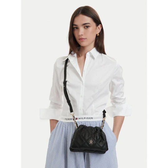 Zdjęcie produktu Torebka Tommy Hilfiger Th Feminine Mini Crossover AW0AW18718 Czarny