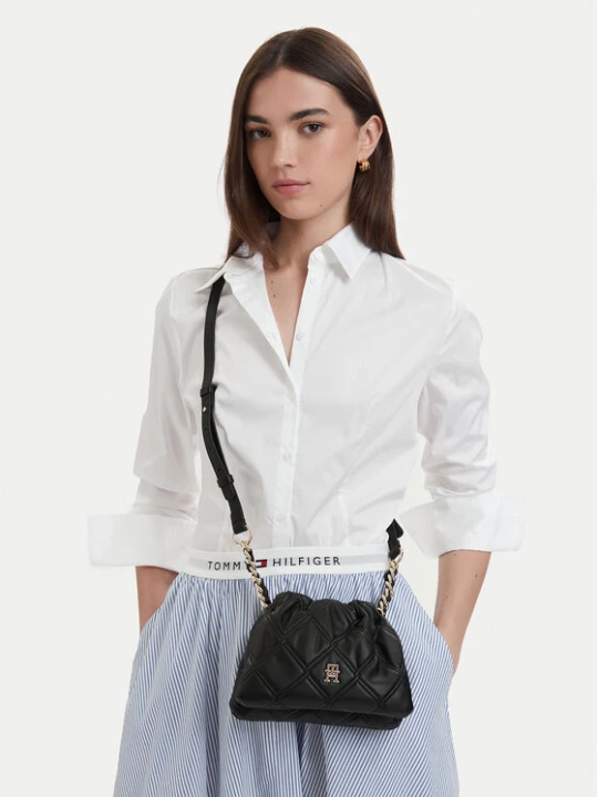 Zdjęcie produktu Torebka Tommy Hilfiger Th Feminine Mini Crossover AW0AW18718 Czarny