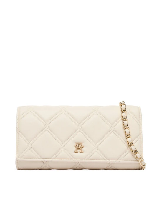 Zdjęcie produktu Torebka Tommy Hilfiger Th Feminine Wallet On Chain AW0AW18795 Kremowy