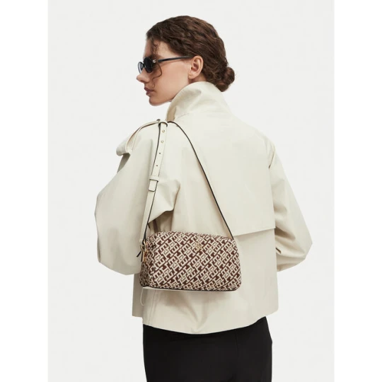 Zdjęcie produktu Torebka Tommy Hilfiger Th Grace Camera Bag Jacquard AW0AW18864 Brązowy