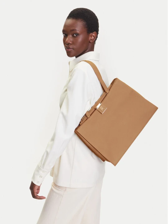 Zdjęcie produktu Torebka Tommy Hilfiger Th Her Tote AW0AW17191 Brązowy