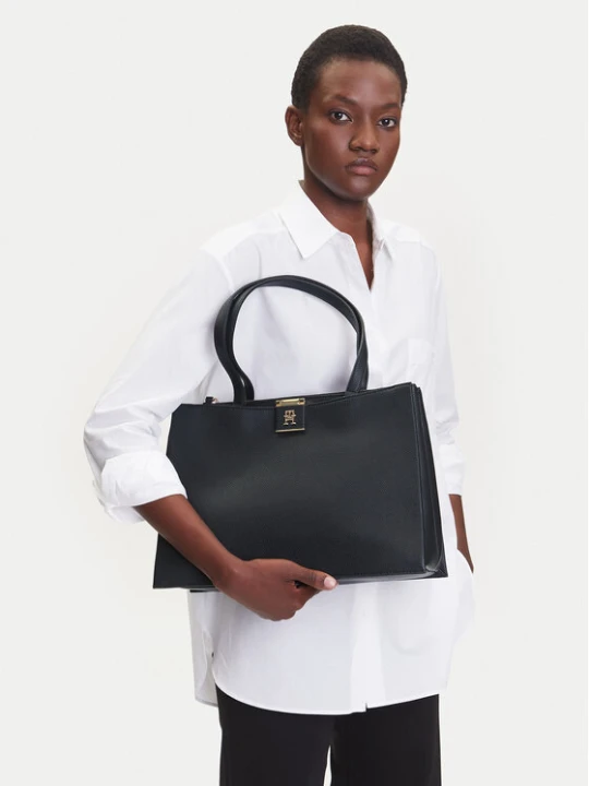 Zdjęcie produktu Torebka Tommy Hilfiger Th Her Tote AW0AW17191 Czarny