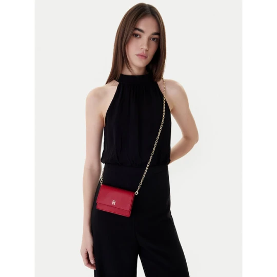 Zdjęcie produktu Torebka Tommy Hilfiger Th Icon Card Holder W / Chain AW0AW18248 Czerwony
