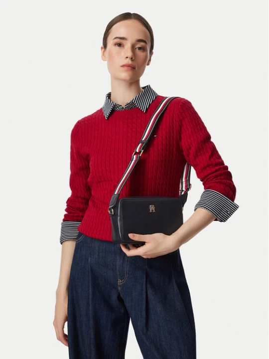 Zdjęcie produktu Torebka Tommy Hilfiger Th Joy Camera Bag Corp AW0AW19315 Granatowy