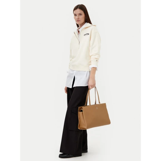 Zdjęcie produktu Torebka Tommy Hilfiger Th Legacy Tote AW0AW17197 Brązowy