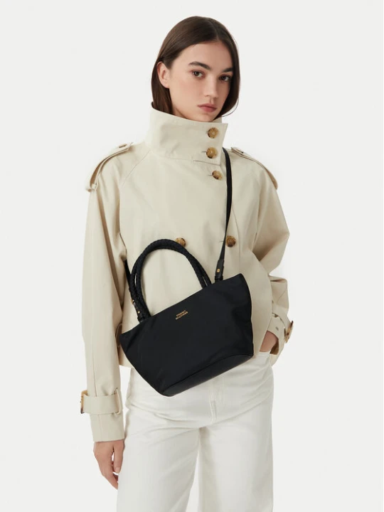 Zdjęcie produktu Torebka Tommy Hilfiger Th Marina Bucket Nylon AW0AW18831 Czarny