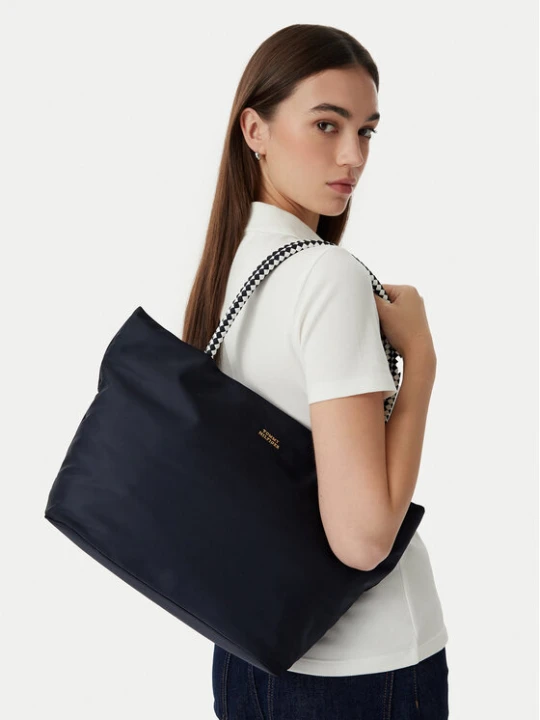 Zdjęcie produktu Torebka Tommy Hilfiger Th Marina Hobo / Tote Nylon AW0AW18862 Granatowy