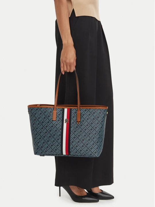 Zdjęcie produktu Torebka Tommy Hilfiger Th Monoplay AW0AW19178 Granatowy