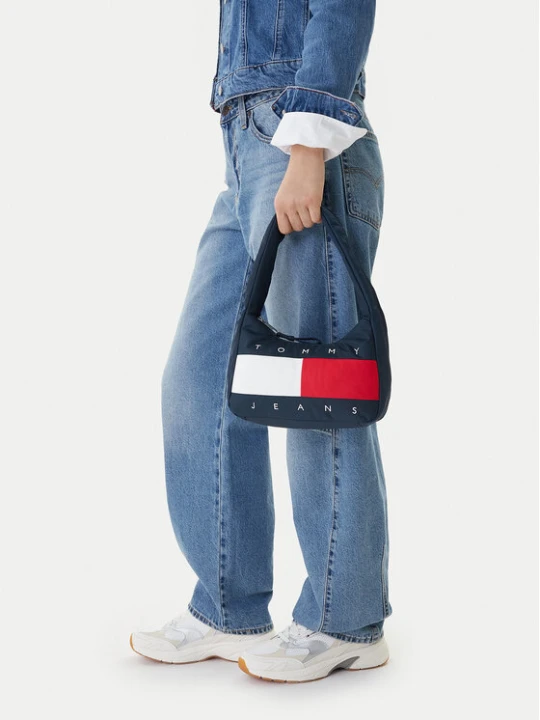 Zdjęcie produktu Torebka Tommy Jeans Tjw Archive Shoulder Bag AW0AW18074 Granatowy