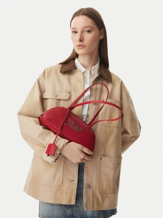 Zdjęcie produktu Torebka Tommy Jeans Tjw Bold Shoulder Bag AW0AW18787 Brązowy