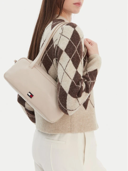 Zdjęcie produktu Torebka Tommy Jeans Tjw City Shoulder Bag AW0AW18075 Kremowy