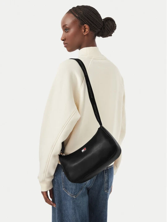 Zdjęcie produktu Torebka Tommy Jeans Tjw Daily Elevated Shoulder Bag AW0AW19041 Czarny