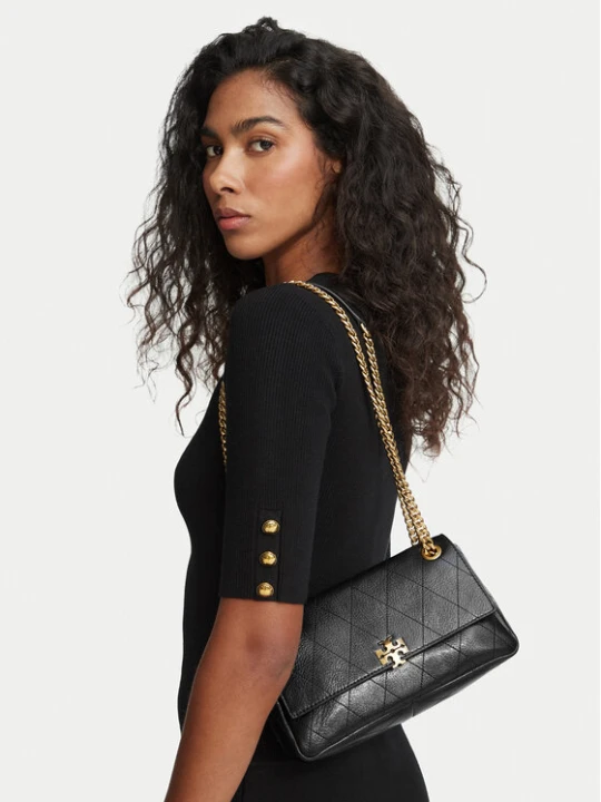 Zdjęcie produktu Torebka Tory Burch Charlie Quilted Small Shoulder Bag 185829 Czarny