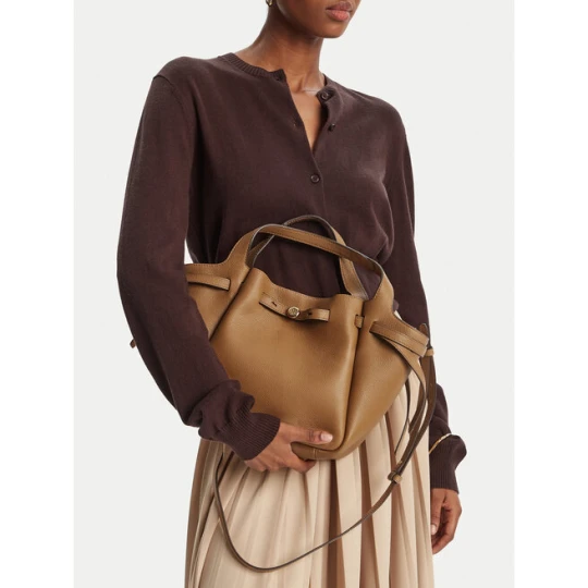 Zdjęcie produktu Torebka Tory Burch Romy Satchel 164866 Brązowy