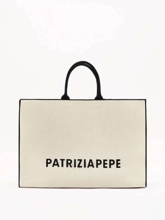 Zdjęcie produktu Torebka Tote In the City Patrizia Pepe biały