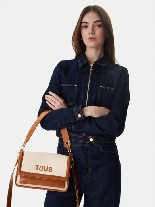 Zdjęcie produktu Torebka TOUS BANDOLERA M. AUDREE CANVAS 2002202743 Brązowy