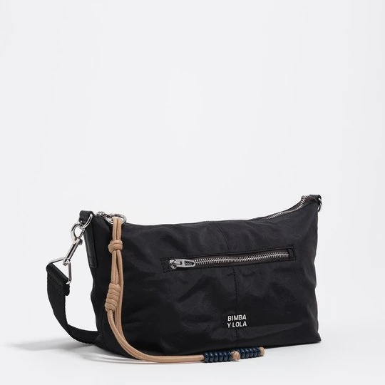 Zdjęcie produktu Torebka Trapecio nylon czarna BIMBA Y LOLA GRAPHITE