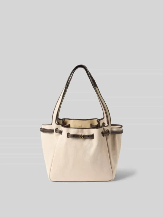 Zdjęcie produktu Bucket Bag ze ściąganiem Tory Burch Beżowy