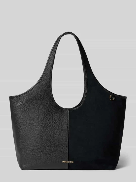 Zdjęcie produktu Torebka typu tote z aplikacją z logo model 'Henly' Michael Kors Czarny