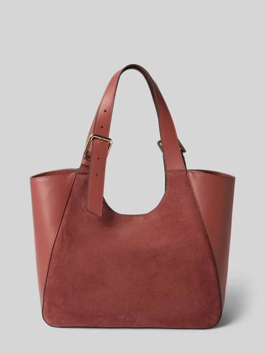 Zdjęcie produktu Torebka typu tote z naturalnej skóry model 'Dora' Furla Terakotowy