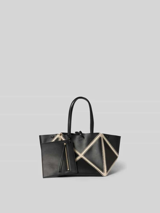 Zdjęcie produktu Tote Bag z plecionym detalem Nanushka Czarny