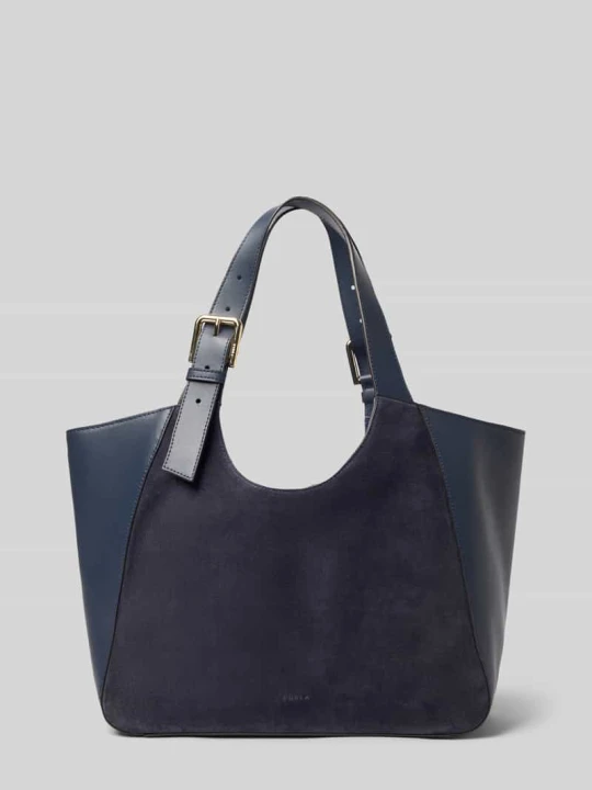 Zdjęcie produktu Torebka typu tote ze sprzączką model 'DORA' Furla Ciemnoniebieski