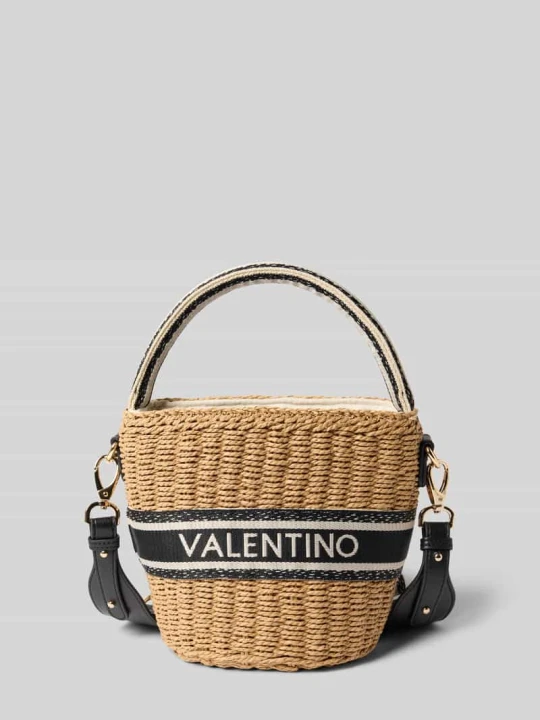Zdjęcie produktu Torebka w efekcie plecionki VALENTINO BAGS Czarny