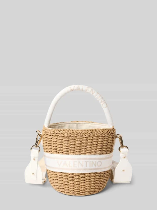 Zdjęcie produktu Torebka w efekcie plecionki VALENTINO BAGS Écru