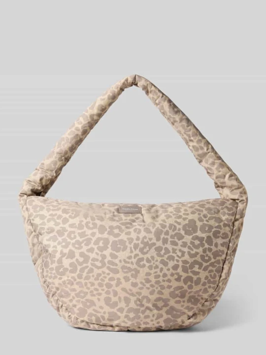 Zdjęcie produktu Torebka we wzór na całej powierzchni model 'Puffy Cross Body Bag' STUDIO NOOS Beżowy