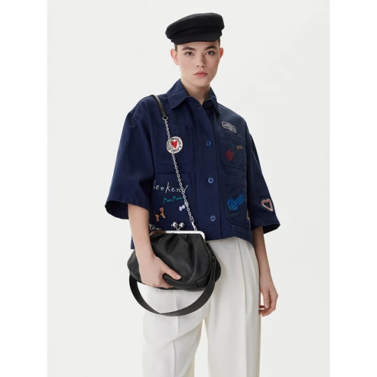 Zdjęcie produktu Torebka Weekend Max Mara 2615511174600 Granatowy
