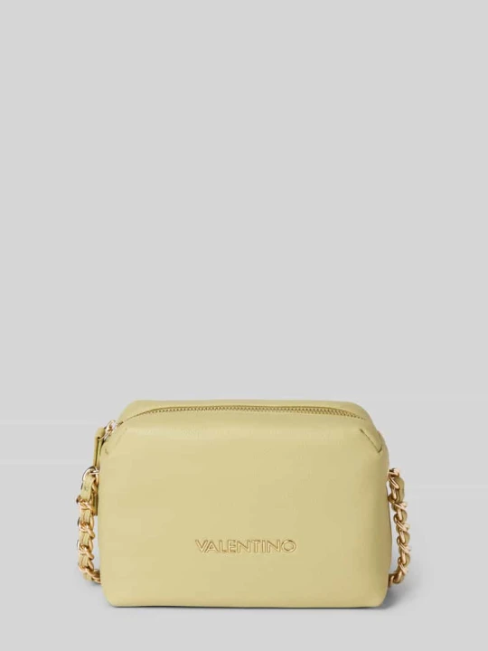 Zdjęcie produktu Torebka z aplikacją z logo model ‘ARCADIA CAMERA BAG’ VALENTINO BAGS Jasnozielony