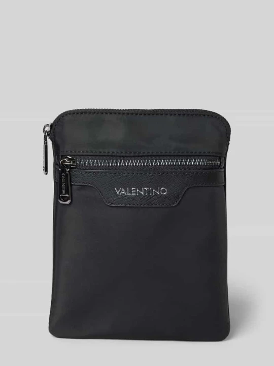 Zdjęcie produktu Torebka z aplikacją z logo model ‘CARDANO’ VALENTINO BAGS Czarny