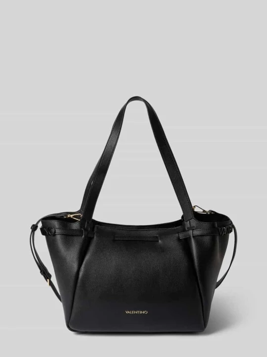 Zdjęcie produktu Torebka z aplikacją z logo model 'MEDEA' VALENTINO BAGS Czarny