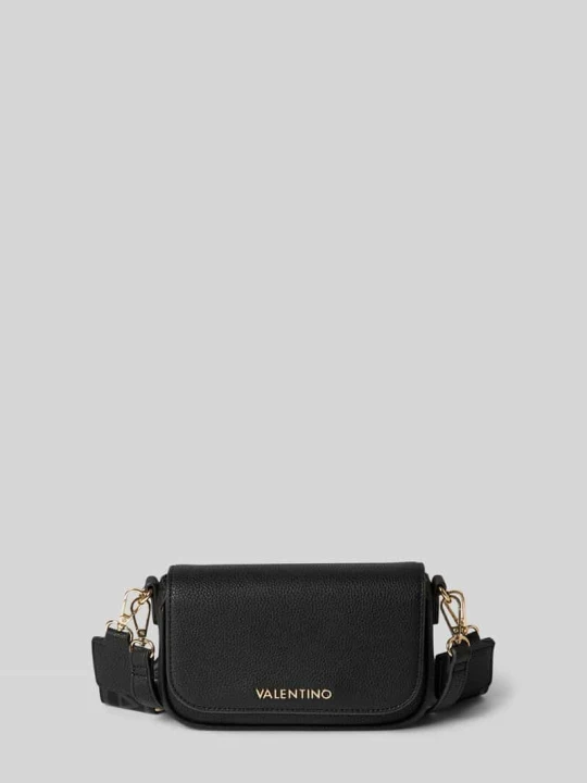Zdjęcie produktu Torebka z aplikacją z logo model ‘MIRAMAR’ VALENTINO BAGS Czarny