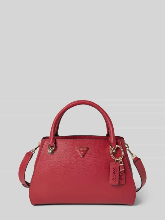 Zdjęcie produktu Torebka z aplikacją z logo model ‘NOELLE II’ Guess Ciemnoczerwony