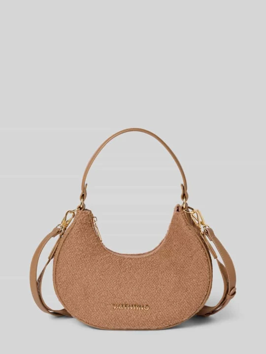 Zdjęcie produktu Torebka z aplikacją z logo model ‘SHELBY’ VALENTINO BAGS Camel