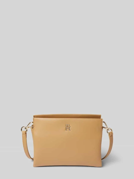 Zdjęcie produktu Torebka z aplikacją z logo Tommy Hilfiger Beżowy