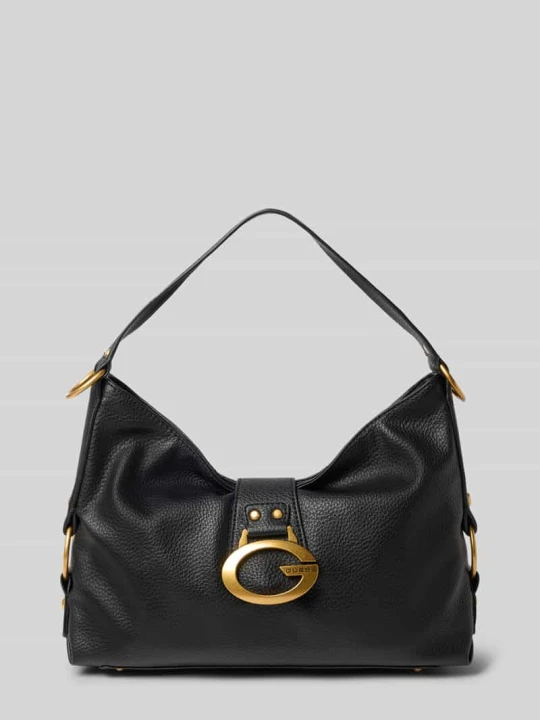Zdjęcie produktu Torebka z aplikacją z metką model 'CAMDEN' Guess Czarny