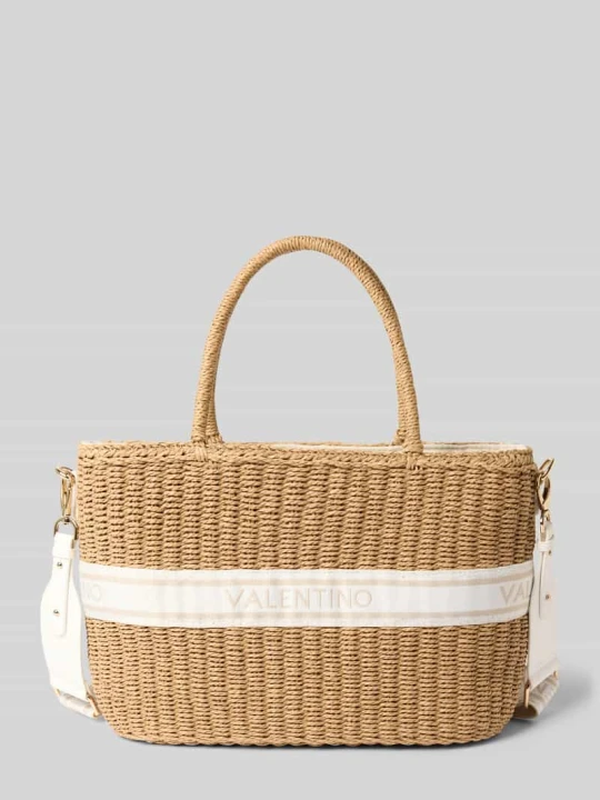 Zdjęcie produktu torebka z detal z logo model 'BOHO' VALENTINO BAGS Écru
