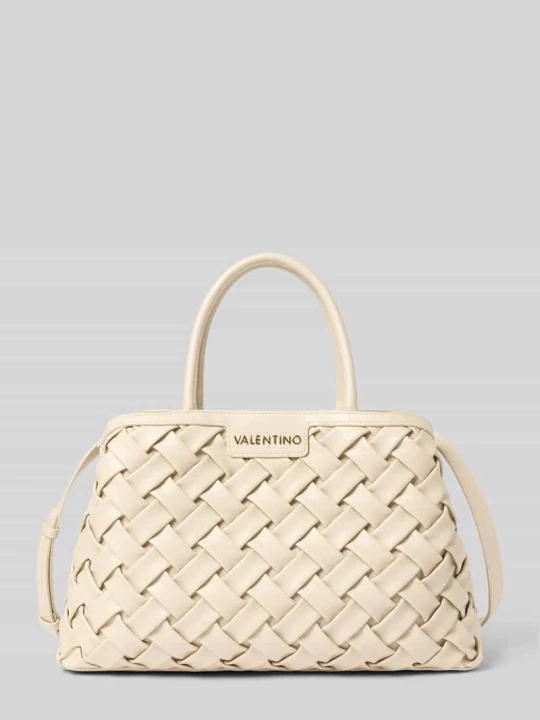 Zdjęcie produktu torebka z detal z logo model 'ENNIS' VALENTINO BAGS Écru