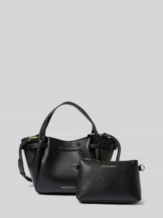 Zdjęcie produktu Torebka z detal z logo model 'MEDEA' VALENTINO BAGS Czarny