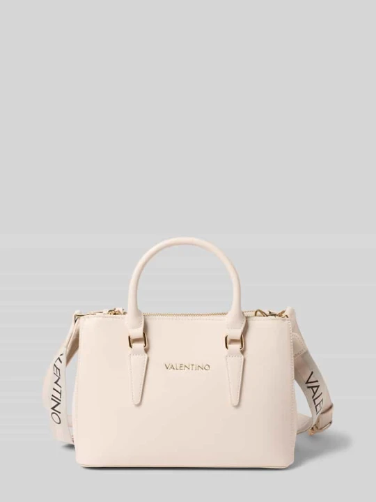 Zdjęcie produktu Torebka z detal z logo model 'ZERO' VALENTINO BAGS Écru