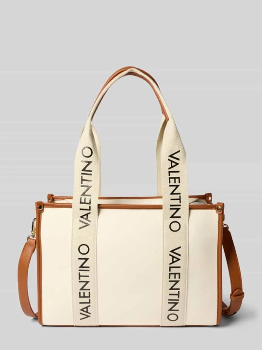 Zdjęcie produktu Torebka z detalami z logo model 'CANDLE' VALENTINO BAGS Koniakowy