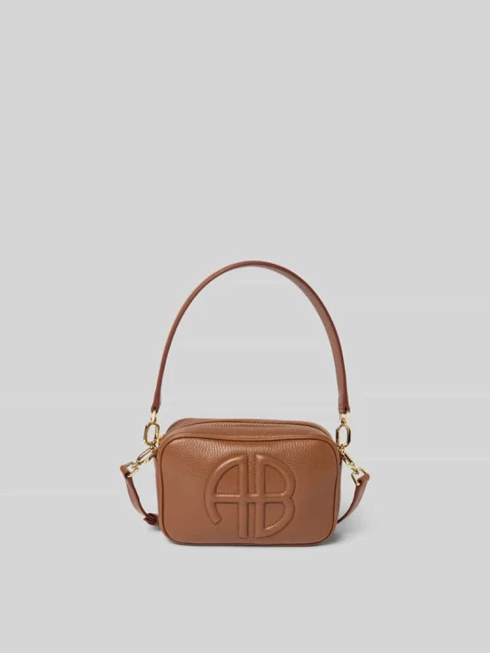 Zdjęcie produktu Torebka z detalem z logo Anine Bing Koniakowy