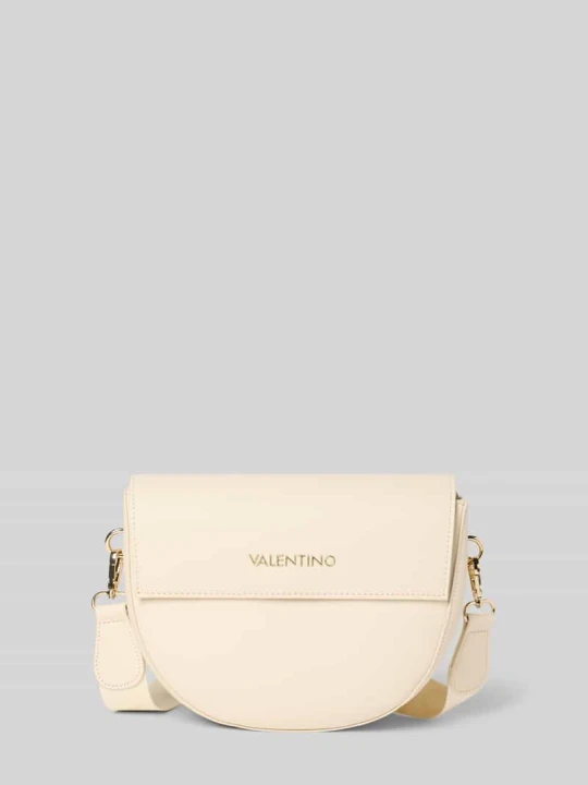 Zdjęcie produktu Torebka z detalem z logo i paskiem na ramię VALENTINO BAGS Écru