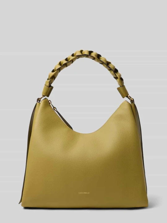 Zdjęcie produktu Torebka z detalem z logo model „BOHEME” Coccinelle Oliwkowy