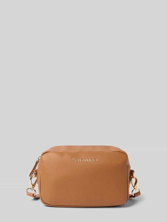 Zdjęcie produktu Torebka z detalem z logo Model 'Brixton' VALENTINO BAGS Koniakowy